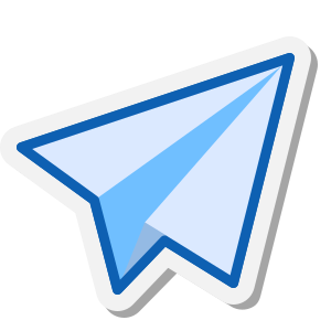 Cartoon paper plane